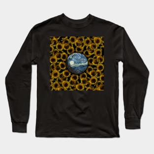 Sunflowers #5 Vincent Collection Long Sleeve T-Shirt